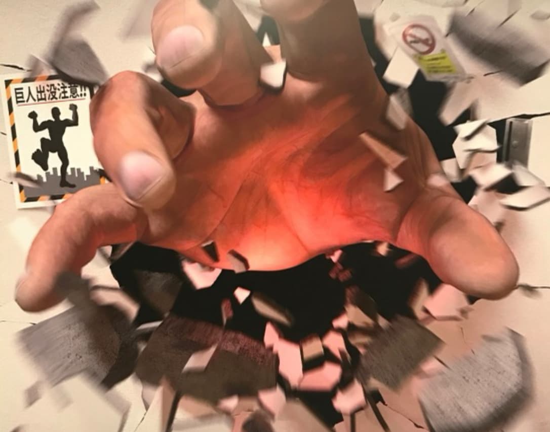 船場センタービル50周年記念トリックアート