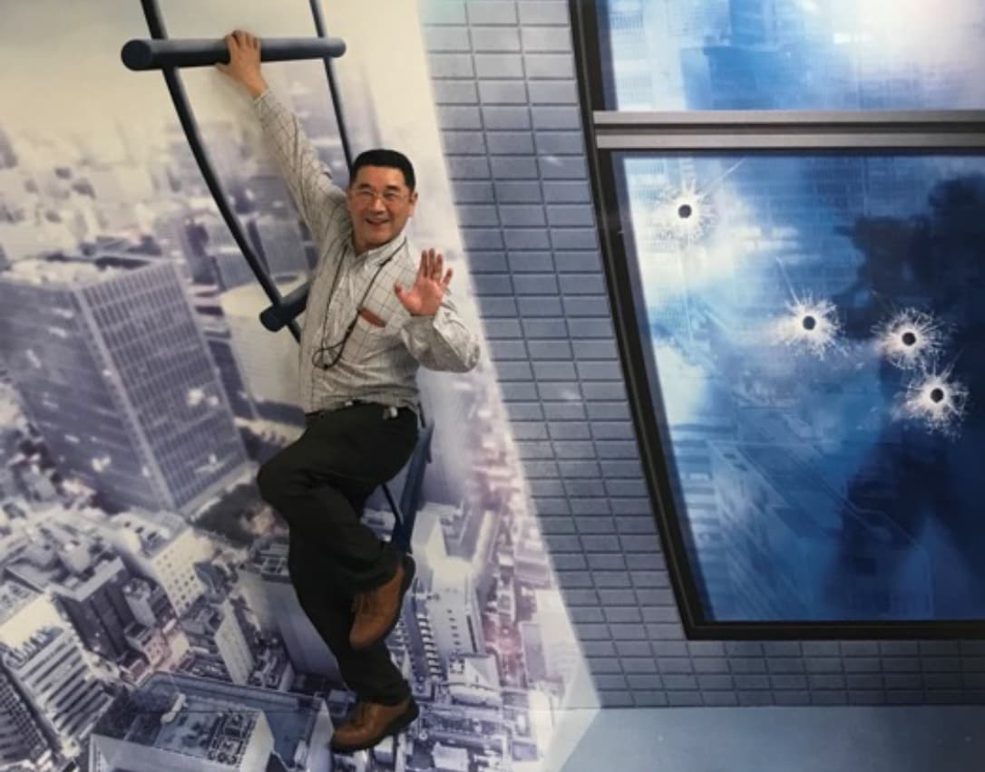 船場センタービル50周年記念トリックアート