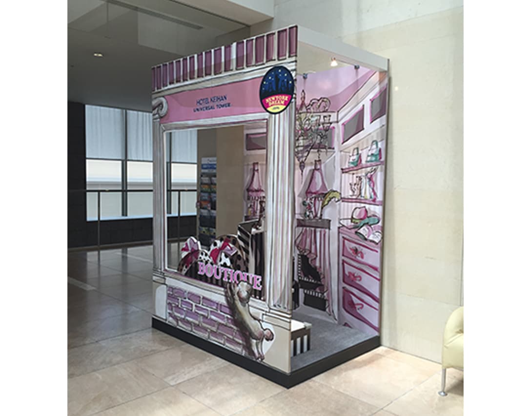 ホテル京阪ユニバーサルタワー様 手描き風ブティック