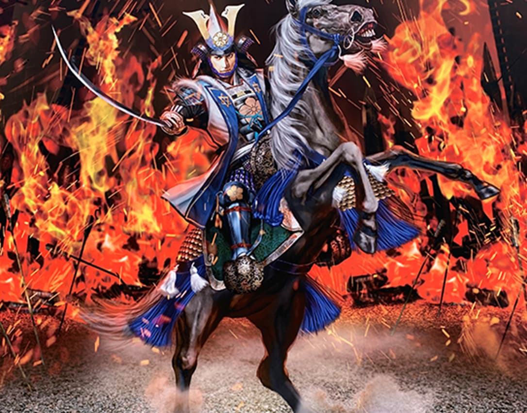 福知山城× 大河ドラマ『麒麟がくる』 トリックアート制作